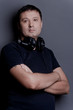 young man with headphones