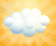 A white cloud