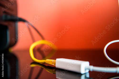Photo: Internet cable Internet cable