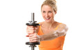 Frau beim Sport machen