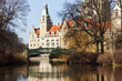 Foto: Hannover, Maschpark und Neues Rathaus Hannover, Maschpark und Neues Rathaus
