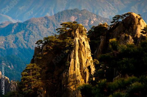 Photo: Huangshan sunset Huangshan sunset