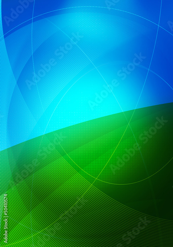 Illustration: blue green graphics blue green graphics