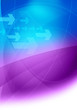 blue purple brochure graphics