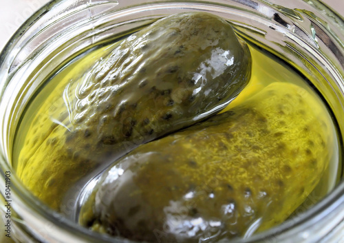 Photo: Jar Of Homemade Pickles Jar Of Homemade Pickles