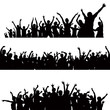 Crowd Celebrating Silhouette