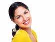 Beautiful smiling woman .