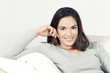 Photo: woman on the sofa at home woman on the sofa at home