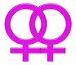 Simboli genere femmina-femmina