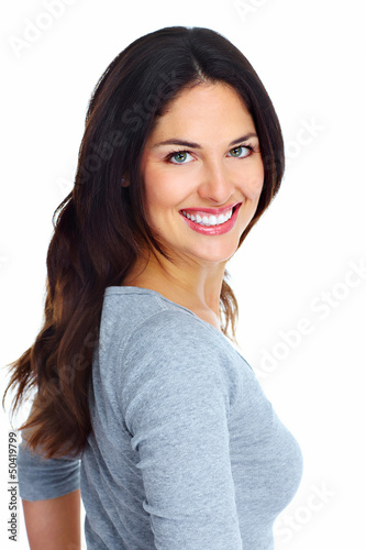 Photo: Happy young woman. Happy young woman.