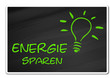 Tafel Lampe Energie sparen