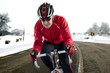 Cyclist on the road