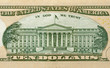 Backlit ten dollar bill