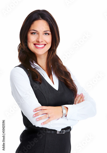 Photo: Beautiful young business woman. Beautiful young business woman.