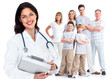 Family doctor woman. Health care.