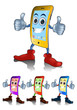 various color smartphone