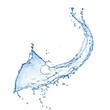 Photo: water splash isolated on white water splash isolated on white