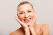 pretty mid age woman after makeover