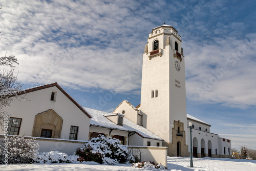 Photo: On a cold winter day the Boise Train Depot On a cold winter day the Boise Train Depot