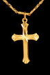 golden christian crosses