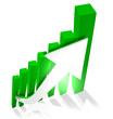 Illustration: 3d Business success graph 3d Business success graph