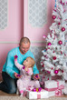 The girl with the father