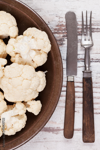 Photo: Luxurious cauliflower background. Luxurious cauliflower background.