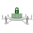 datenbank, db, schloss, sicher, firewall, passwort,