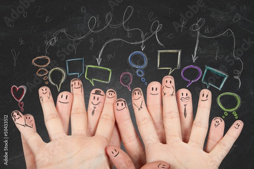 Photo: Social network concept Social network concept