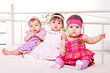 Photo: Baby girls in lovely dresses Baby girls in lovely dresses