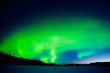 Foto: Intense display of Northern Lights at morning dawn Intense display of Northern Lights at morning dawn