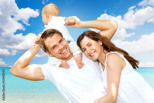 Photo: familie am strand familie am strand