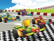 The formula race - super car - illustration for the children
