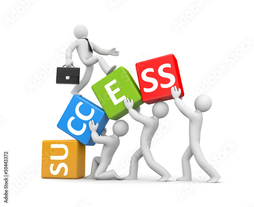 Illustration: Ladder to success Ladder to success