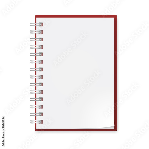 Vector: Realistic notebook Realistic notebook