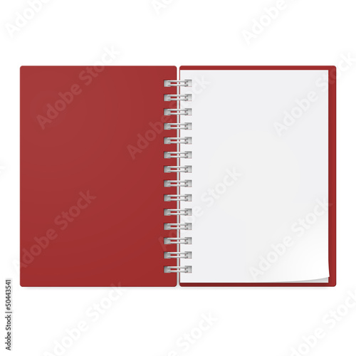 Vector: Realistic notebook Realistic notebook