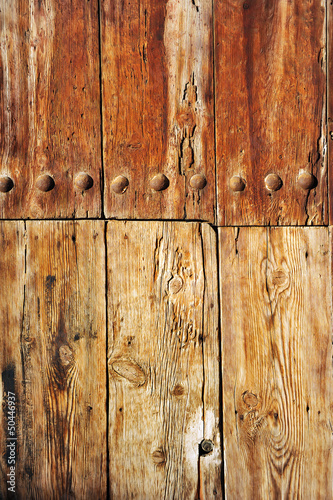 Photo: Old wooden door, background Old wooden door, background