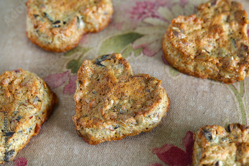 Photo: Gluten free cookies made of seeds, nuts and honey Gluten free cookies made of seeds, nuts and honey