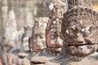 ancient stone Angkor statues