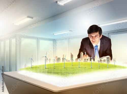 Photo: Environmental problems and high-tech innovations Environmental problems and high-tech innovations