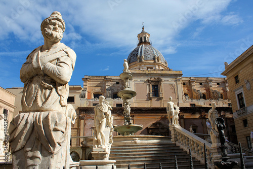 Photo: Piazza Pretoria in Palermo Piazza Pretoria in Palermo