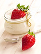 Frische Erdbeeren mit Vanillequark