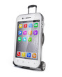 Smartphone - luggage suitcase concept
