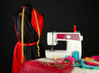 Sewing machine, dummy and other sewing equipment isolated