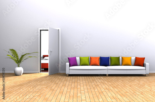 Illustration: Modern loft Modern loft