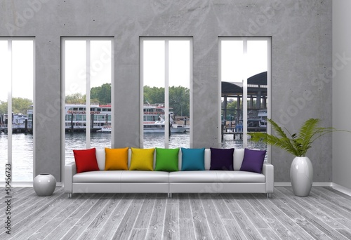 Illustration: Modern loft Modern loft