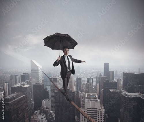 Photo: Risks and challenges of business life Risks and challenges of business life