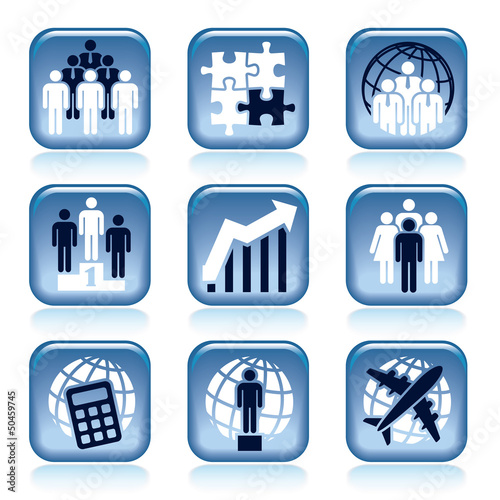 Vector: Business icons Business icons