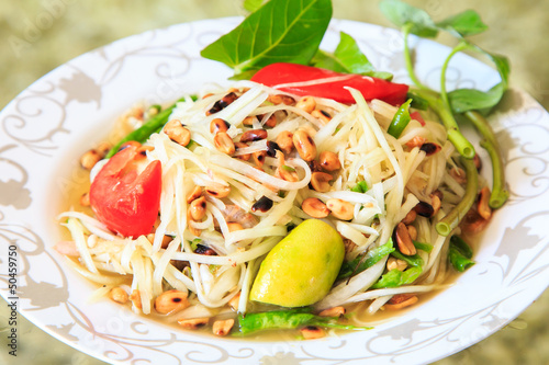 Photo: Papaya salad Papaya salad