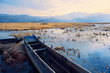 China Yunnan Lugu Lake scenery in winter